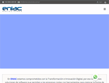 Tablet Screenshot of eniacsoluciones.com.ar